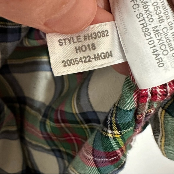 J. Crew Shirt Women's 12P Petite Stewart Tartan Plaid Button Down Long Sleeve - Picture 6 of 7